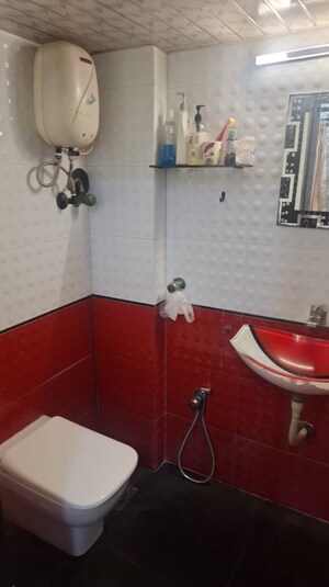 Bathroom in 2 BHK Apartment at Pearl Heights, Andheri West – for Rent