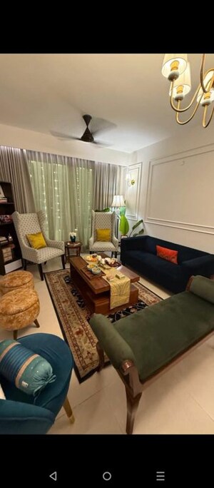 Living Room in 4 BHK Apartment at Ireo Victory Valley, Sector 67 – for Rent