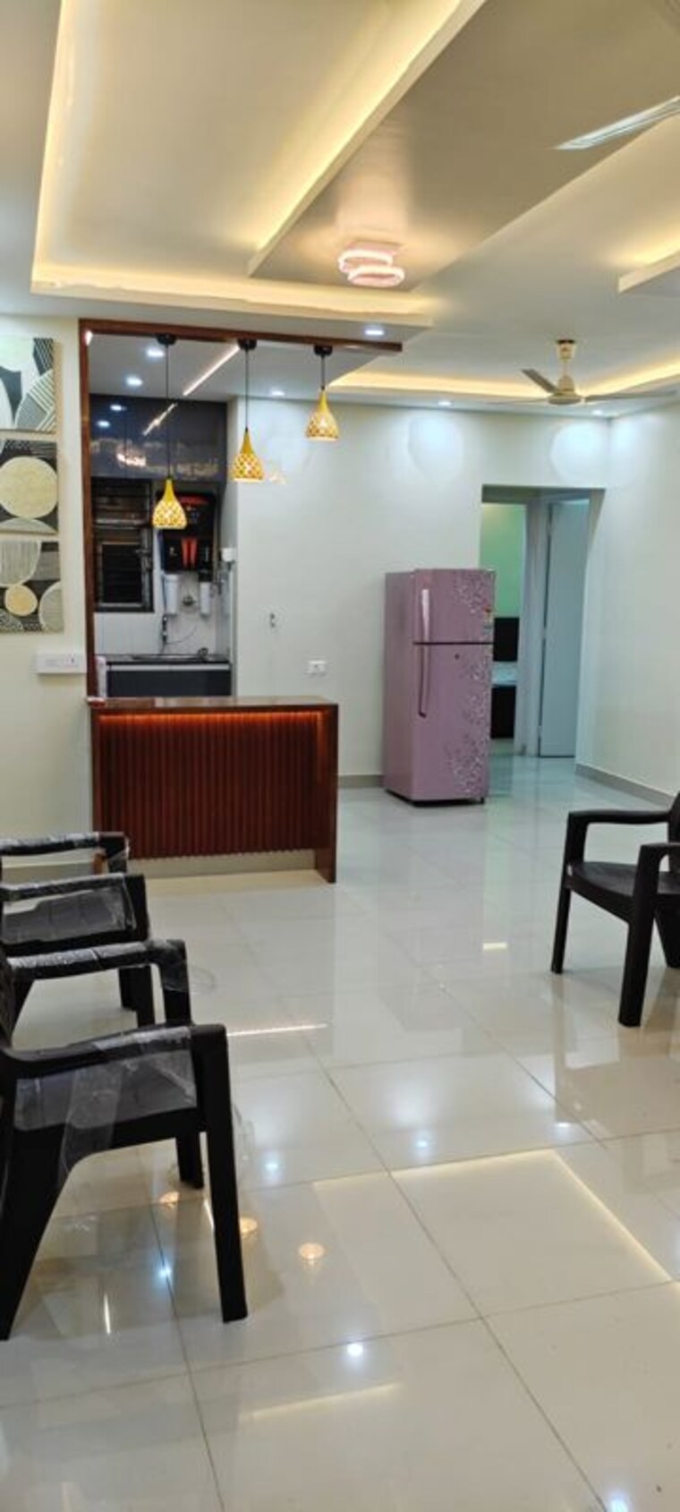 Living Room, new town action area iii 3 Bedroom 1100 Sq.Ft. Apartment In New Town Action AreA Iii Kolkata 10723475