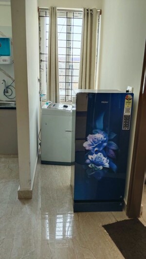 Bathroom in 1 BHK Apartment at LN Residency, Panathur – for Rent