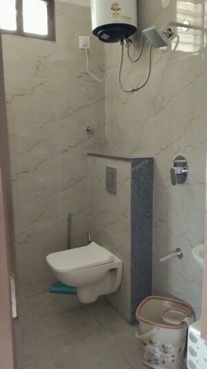 Bathroom in 1 BHK Apartment at LN Residency, Panathur – for Rent