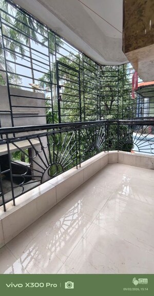 Balcony in 3 BHK Apartment at Meena Residency, Vip Road – for Rent