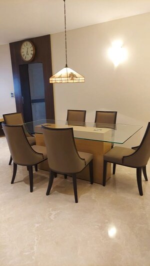 Dining area in 4 BHK Apartment at Palazzo Apartment, Santacruz West – for Sale