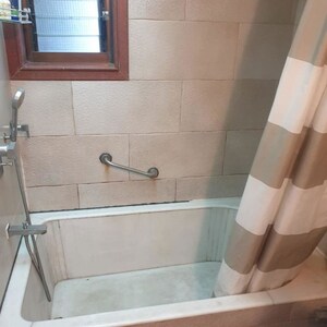 Bathroom in 3 BHK Apartment at Aquarius Tower, Khar West – for Rent