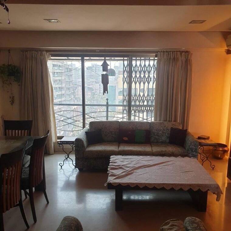 Living Room, aquarius-tower 3 Bedroom 1100 Sq.Ft. Apartment In Khar West Mumbai 10723611