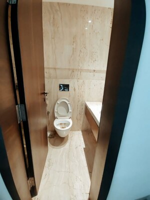 Bathroom in 3 BHK Apartment at Pushpak CHS Santacruz, Santacruz West – for Rent