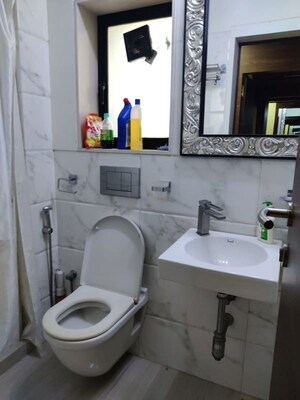 Bathroom in 2 BHK Apartment at Devansh Villa, Bandra West – for Rent