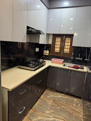 Kitchen in 3 BHK Builder Floor at Indrapuram – for Rent