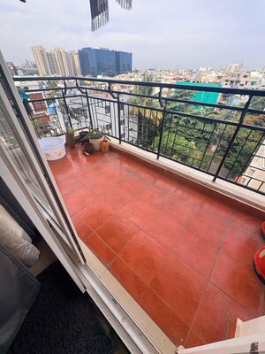Balcony in 2 BHK Apartment at Skyline Beverly Park, Hebbal – for Rent