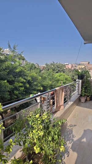Balcony in 3.5 BHK Builder Floor at Pratap Vihar – for Sale