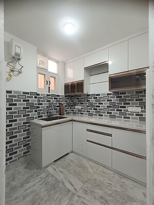 Kitchen in 2 BHK Builder Floor at Malviya Nagar – for Sale