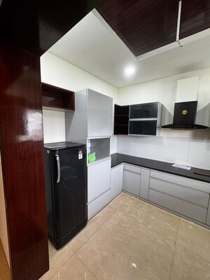 Kitchen in 3 BHK Builder Floor at Aerocity – for Rent