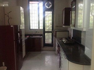 Kitchen in 3 BHK Builder Floor at Greater Kailash I – for Rent
