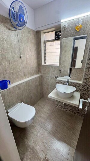 Bathroom in 2.5 BHK Apartment at Ikebana, Matunga East – for Rent