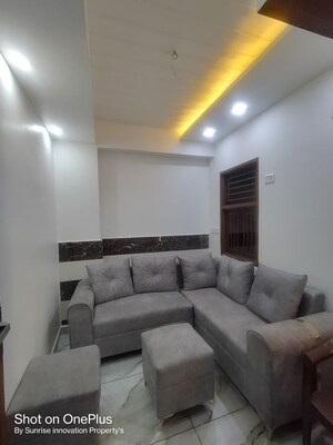 Living Room in 2 BHK Builder Floor at Mohan Garden – for Rent