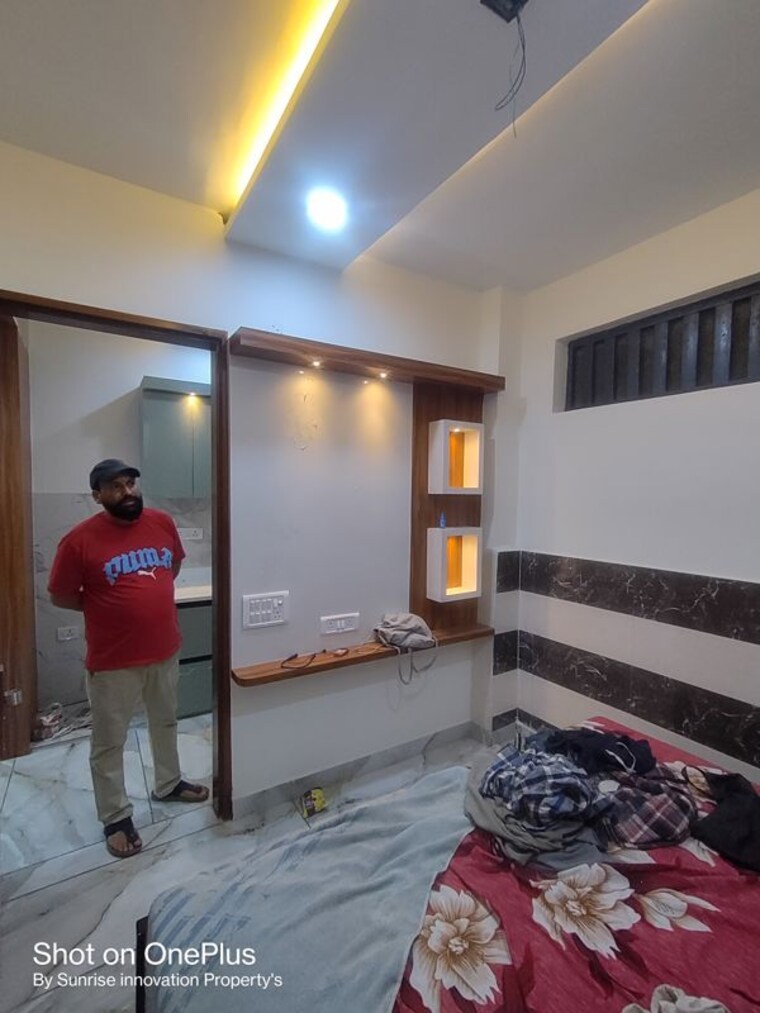 Bedroom, mohan garden 2 Bedroom 500 Sq.Ft. Builder Floor In Mohan Garden Delhi 10723819