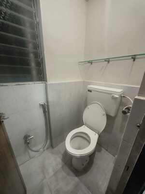 Bathroom in 1 BHK Apartment at Adhiraj Gardens, Kharghar – for Rent