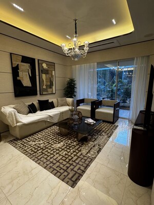 Living Room in 3 BHK Apartment at Raymond The Address By GS, Sion – for Sale