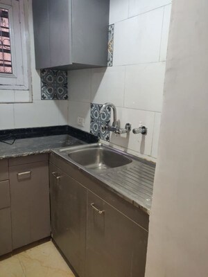 Kitchen in 1 BHK Builder Floor at Greater Kailash – for Rent