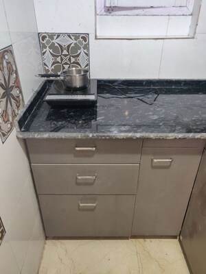 Kitchen in 1 BHK Builder Floor at Greater Kailash – for Rent