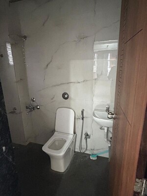 Bathroom in 2 BHK Apartment at Savedi – for Rent