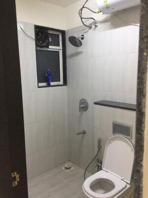 Bathroom in 3 BHK Apartment at Godrej Central, Chembur – for Rent