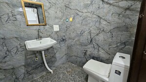 Bathroom in 1 BHK Builder Floor at Saket – for Rent