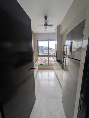 Kitchen in 2.5 BHK Apartment at Hiranandani Atlantis, Powai – for Rent