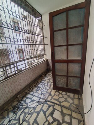Balcony in 3 BHK Builder Floor at Malviya Nagar – for Rent