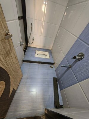 Bathroom in 2 BHK Apartment at Shree Ambika Heritage, Kharghar – for Rent
