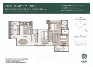 3 BHK Apartment For Sale in Piramal Aranya Arav, Byculla