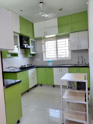 Kitchen in 3 BHK Apartment at Sumadhura Acropolis, Gachibowli – for Rent