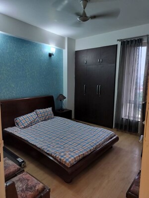 Bedroom in 3.5 BHK Apartment at Unitech Harmony, Sector 50 – for Rent