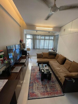 Living Room in 1 BHK Apartment at Bandra West – for Rent