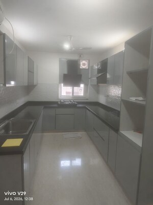 Kitchen in 3 BHK Builder Floor at Unitech Deerwood Chase, Nirvana Country – for Rent