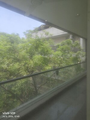 Balcony in 3 BHK Builder Floor at Unitech Deerwood Chase, Nirvana Country – for Rent