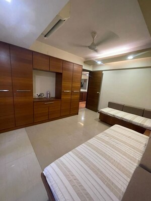 Living Room in 3 BHK Apartment at Krimson Aurum, Santacruz West – for Rent