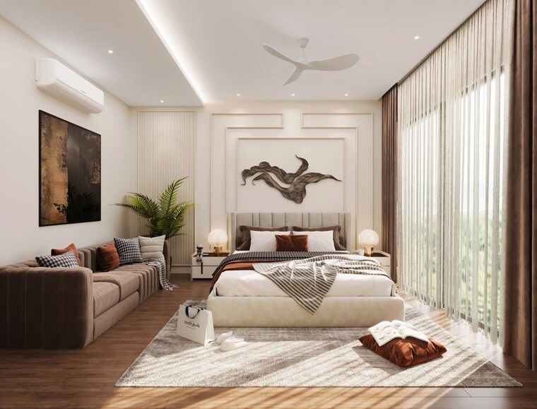 Bedroom, emaar-the-enclave 3.5 Bedroom 1920 Sq.Ft. Apartment In Sector 66 Gurgaon 10724147