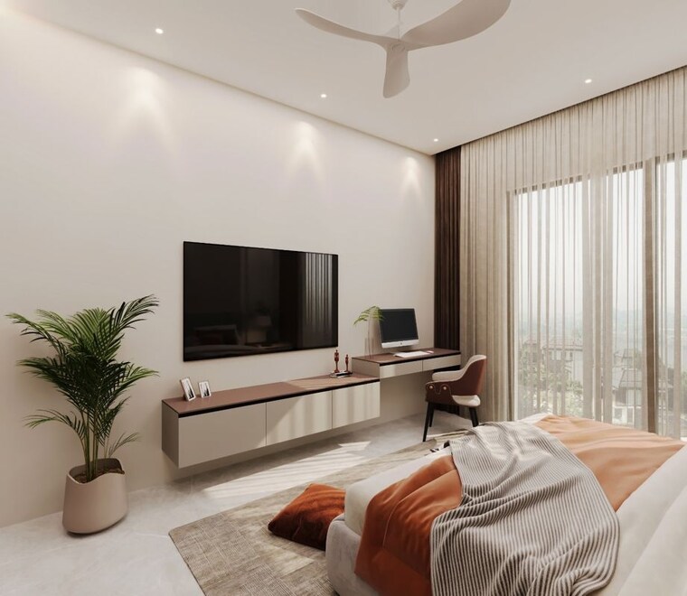 Bedroom, emaar-the-enclave 3.5 Bedroom 1920 Sq.Ft. Apartment In Sector 66 Gurgaon 10724147