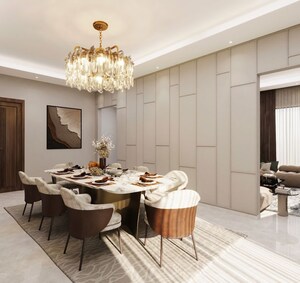 Living Room in 3.5 BHK Apartment at Emaar The Enclave, Sector 66 – for Sale