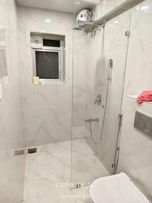 Bathroom in 2 BHK Apartment at Juhu – for Rent