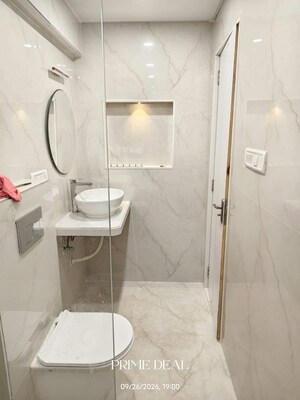 Bathroom in 2 BHK Apartment at Juhu – for Rent
