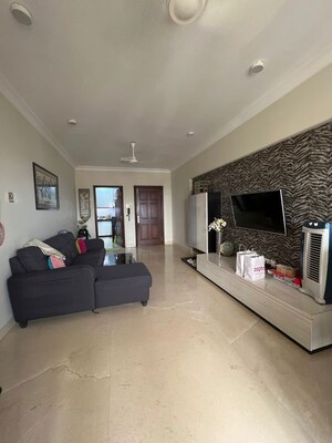Living Room in 2 BHK Apartment at Breezy Heights, Bandra West – for Rent