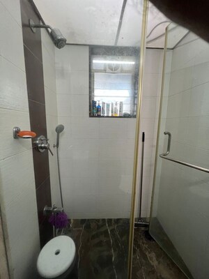 Bathroom in 2 BHK Apartment at Breezy Heights, Bandra West – for Rent