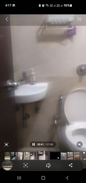 Bathroom in 1 BHK Apartment at Conwood Astoria, Goregaon East – for Rent