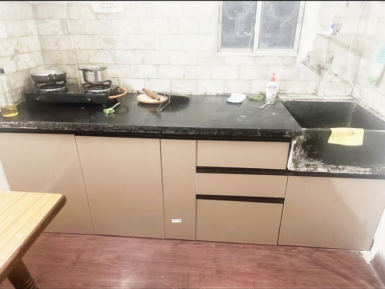 Kitchen, mhada colony 1 Bedroom 480 Sq.Ft. Builder Floor In Mhada Colony Pune 10724279