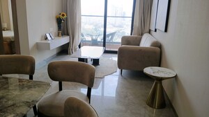 Living Room in 2 BHK Apartment at The Baya Park, Dadar West – for Sale
