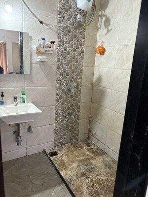 Bathroom in 3 BHK Apartment at Aloha Towers, Baner – for Rent