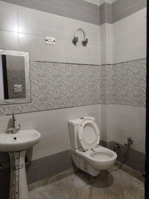 Bathroom in 2 BHK Builder Floor at Rohini – for Rent