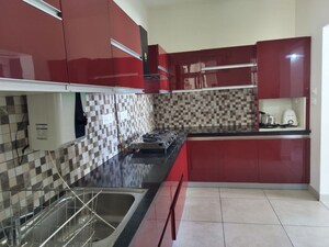 Kitchen in 2 BHK Apartment at Prestige Lakeside Habitat, Varthur – for Rent